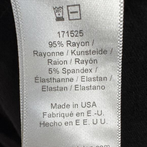 Dolan Anthropologie Womens Peplum Top Black Rayon Baby Doll Size S Boho Coastal - Picture 7 of 8